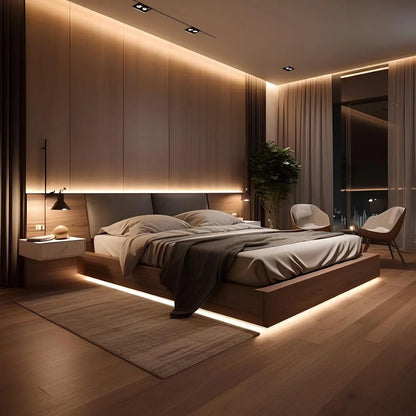 LED strip with motion sensor