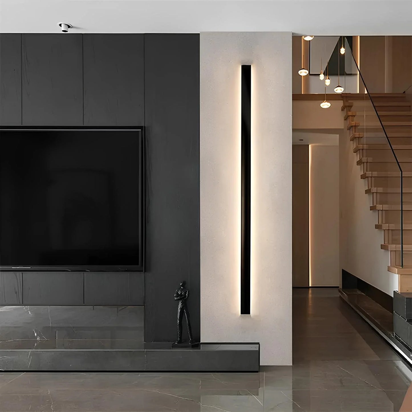 Luminária de parede externa Linear Luxe™