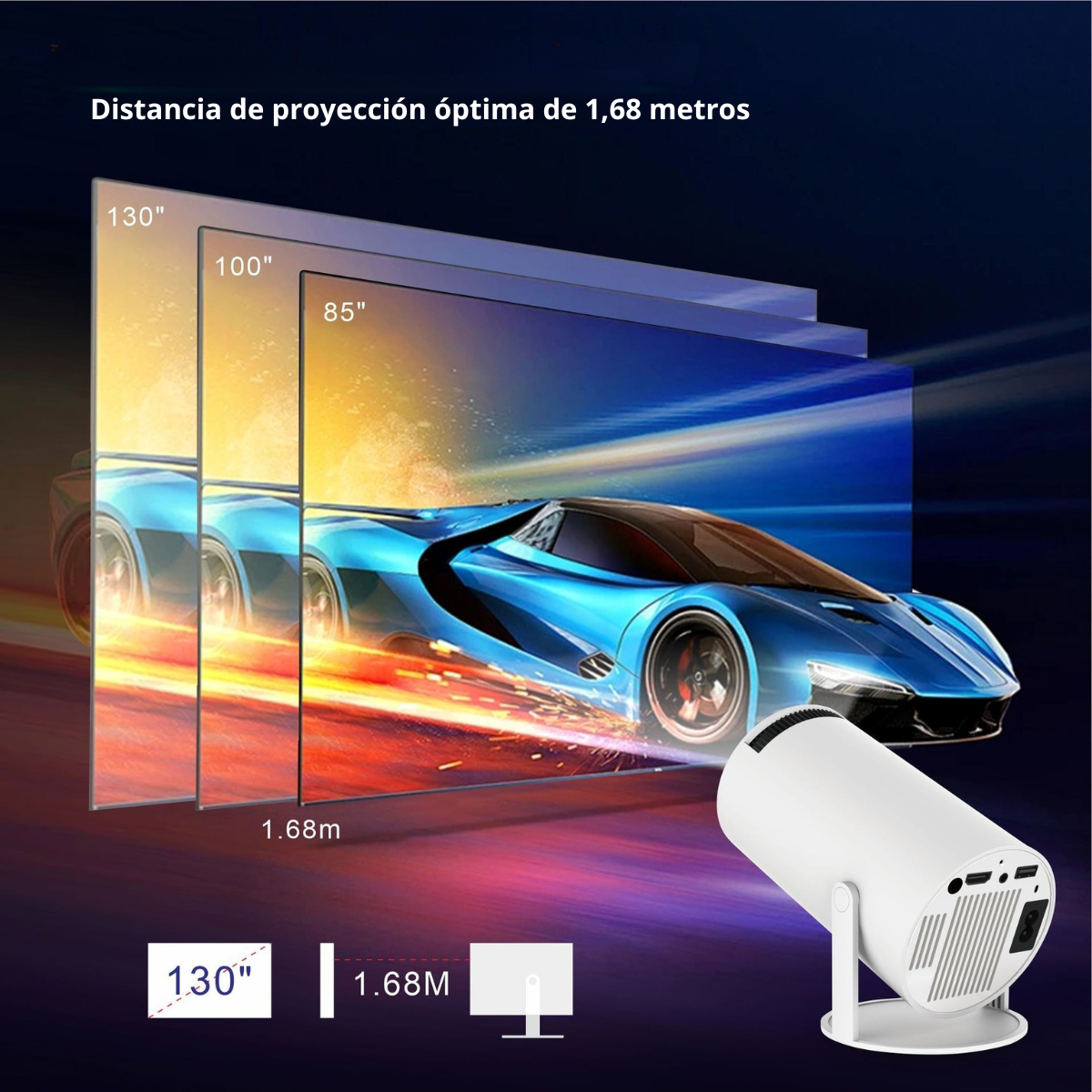 4K Ultra HD Smart Projector with Premium Control 