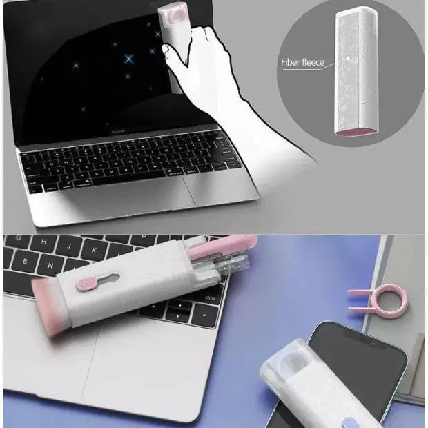 Escova de Limpeza 7 em 1 para Teclado, Fones, Laptop e Eletrônicos