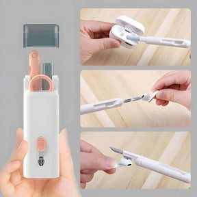 Escova de Limpeza 7 em 1 para Teclado, Fones, Laptop e Eletrônicos