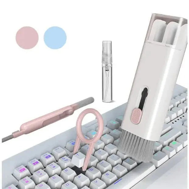Escova de Limpeza 7 em 1 para Teclado, Fones, Laptop e Eletrônicos