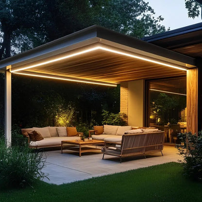 LED strip with motion sensor