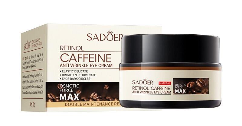 Eye Contour Cream with Caffeine and Retinol – Reduces Puffiness and Revitalizes 