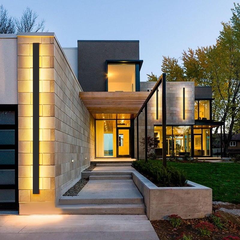 Luminária de parede externa Linear Luxe™