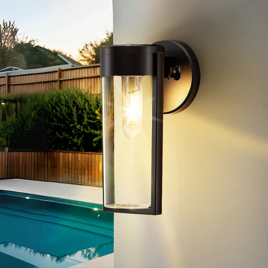 Solar wall spotlight