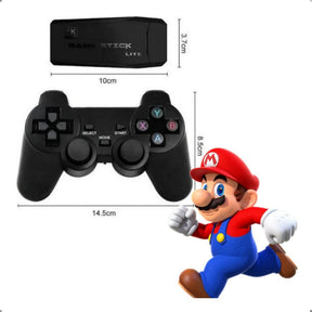 Console Stick com 10.000 Jogos – 2 Controles Sem Fio e Pronto para Jogar